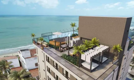 Flat com 1 quarto à venda na Rua Bananeiras, 50, Manaíra, João Pessoa