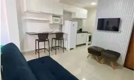 Flat de 31m2 com 1 Quarto, Todo Mobiliado, em Tambaú
