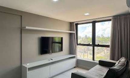 Apartamento porteira fechada com 01 suíte na beira-mar de Cabo Branco