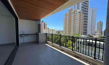 Apartamento Novo de 145m2 com 3 Suítes + Ampla Varanda Gourmet, em Tambaú
