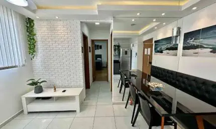 Apartamento com 2 Quartos Mobiliado e Projetado, com Lazer Completo