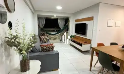 Apartamento projetado com 02 quartos no jardim oceania