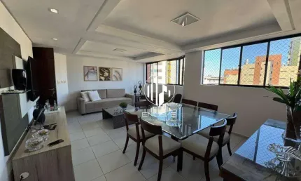 Apartamento de 103m2 com 3 Quartos + DCE, em Tambaú