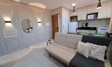 Flat de 30m2 Mobiliado e Projetado, na Praia de Cabo Branco