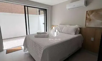 Flat Térreo Porteira Fechada a apenas 50m da Praia do Cabo Branco