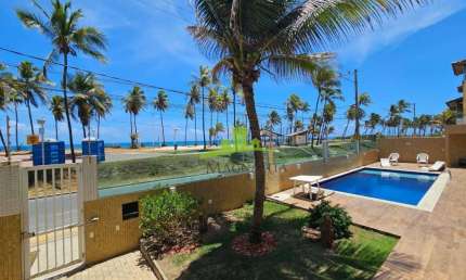 RESIDENCIAL INBA MARIS | Stella Maris | Aptº 1 quarto com varanda Térreo | Frente Mar Pé na Areia | 56,51m² | 1 garagem