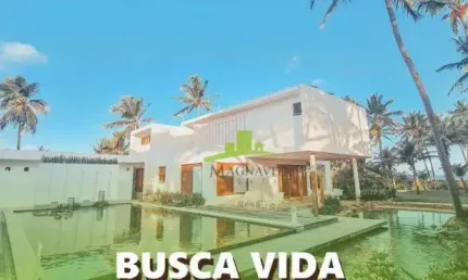 Mansão frente mar com 1.555m² | terreno 8.000m² | 6 suítes | duplex | piscina com ofurô | área gourmet | frente mar | energia solar | r$ 11.500.000,00