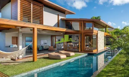 Piscinas naturais | praia do forte | 600m² de terreno e 561m² construído | 5 suítes