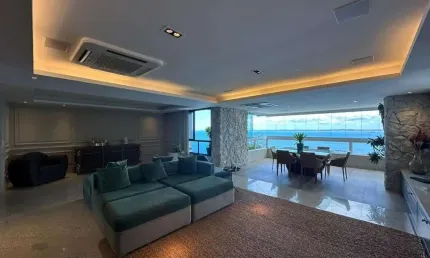 Apartamento à Venda no Corredor da Vitória, 250m², 3 Suítes, 4 Vagas, Vista Mar Panorâmica, Pier e Teleférico com Acesso ao Mar, R$ 8.000.000,00