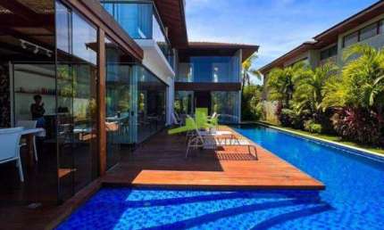 MANSÃO 5 SUÍTES | PRAIA DO FORTE | PISCINAS NATURAIS | Terreno com 544m² | Área Construída 400m²