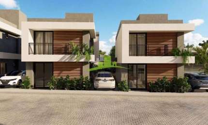 RESIDENCIAL PIAZZA TOSCANE | Casa 4 quartos (3 suítes com varanda) | 129,97m² terreno | 2 garagens | Miragem