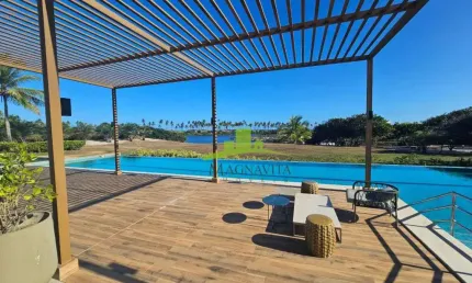 Lote frente lagoa no reserva sauípe, 499m², plano, dentro do destino sauípe com infraestrutura completa. agende sua visita!