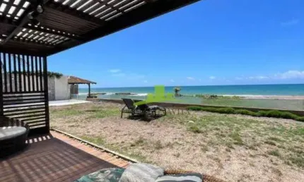 Casa a Venda Litoral Norte | PRAIA DOS LAGOS | CASA PÉ na AREIA e FUNDO LAGO | FRENTE MAR | Reformada | PORTEIRA FECHADA | 4 suítes | Energia Solar