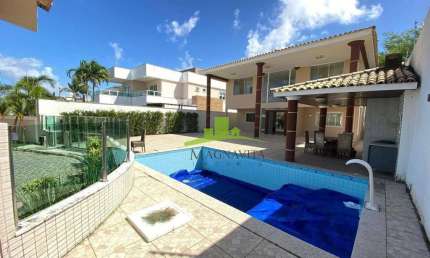 Casa Duplex à venda PALM VILLE, na Priscila Dutra, 370m², 4 suítes, master com closet e hidro, piscina, gourmet, porteira fechada, condomínio completo
