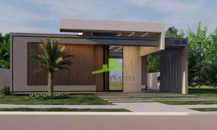 Casa a Venda Alphaville Litoral Norte 3 | 158,28m² | 4/4 | 3 suítes | Piscina | Espaço Gourmet | 4 vagas | Camaçari - Bahia