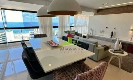 Mar da Ligúria, Cobertura Duplex Alto Padrão à venda, 223m², 4 Suítes, Vista Mar, Piscina Privativa e 3 Vagas. Jardim Armação. Excelente Localização!