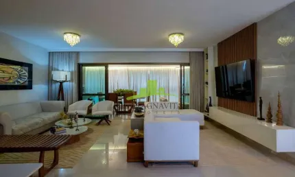 Apartamento à venda, Le Parc, 195m², 4 Suítes, 4 vagas, Varandas, Andar Alto, Vista livre, ventilado, depósito, Salvador. Le Parc: viver com conforto!