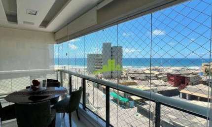 Apartamento com vista mar em Armação Salvador | 3 quartos com suíte | nascente total | varanda gourmet com reiki | condomínio com lazer | R$ 870.000