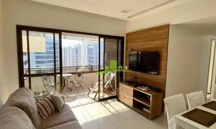 Apartamento à venda no Alphaville Salvador | 2 quartos reversível para 3 | 79m² | Andar alto | Varanda com reiki | 2 vagas | Lazer completo | R$ 990.