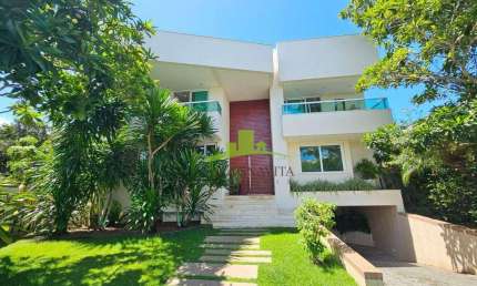 Mansão à venda, Alto Padrão e Autossustentável, Residencial Itapuã, Alphaville Salvador 1, 964m², 6 Suítes, Piscina Aquecida, Energia Solar. Exclusiva