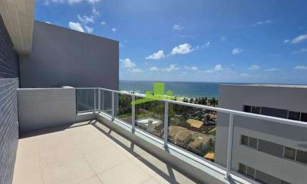 Edifício Ilha de Pharos. Cobertura Duplex à Venda. Vista Mar, Stella Maris, Pedra do Sal, 127m², 3/4, 2 Suítes, Varanda Gourmet. R$ 1.130.000,00