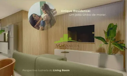 UNIQUE RESIDENCE, Apartamentos à Venda, 3/4, 2 Suítes, 95m², 2 Vagas, Lazer Completo. Priscila Dutra, Lauro de Freitas. Sofisticação e Exclusividade!