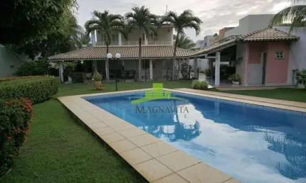 Casa à Venda no Condomínio Foz do Joanes, Buraquinho, 5 Quartos, 2 Suítes, Piscina, Energia Solar, Terreno 1.200m², Arborizada, Oportunidade Única