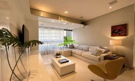 Apartamento à Venda Mansão Ilha de Delfos, 130m², 4/4, 2 Suítes, 3 Vagas, Nascente, Decorado, Jardim Alto do Itaigara, Salvador, Rua Tranquila. Nobre!