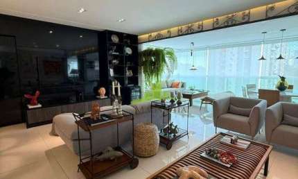 Apartamento Alto Padrão à Venda ou Aluguel no Diamond Alto do Itaigara, 155m², 3 Suítes, Varanda Gourmet, Nascente, Climatizado, 2 Vagas, Exclusivo!