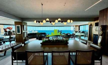 MORRO IPIRANGA, Apartamento 4 Suítes à Venda, 308m², Vista Mar Panorâmica, Varanda Gourmet, 4 Vagas Soltas, Adega Climatizada, Alto Padrão. Exclusivo!
