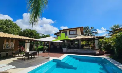 RESERVA IMBASSAÍ. Casa de Praia à Venda no Alto das Bromélias, 453m², 4 Suítes, Piscina Privativa, Espaço Gourmet, Porteira Fechada. Litoral Norte