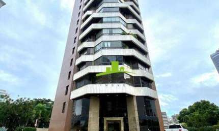 MANSÃO PLÍNIO MOSCOSO. Apartamento à Venda no Morro do Gato, 364m², 4 Quartos, 3 Suítes, 2 Dependências, 1 por Andar, Vista Parcial Mar. Salvador