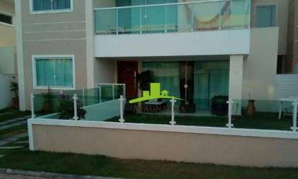Casa à Venda no Condomínio Jardim Tropical, Buraquinho, 4 Quartos, 3 Suítes, 199m², Área Gourmet Churrasqueira, Paisagismo, Alto Padrão e Segurança
