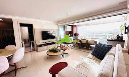 GREENVILLE. Apartamento à Venda no Atmos, 116m², 3 Quartos + Escritório. Alto Padrão, 2 Vagas, Varanda Gourmet Integrada. Acabamento Impecável!