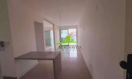 Cloc Marina Residence,  Apartamento Alto Padrão à Venda, 51m², 1 Quarto, Vista Mar para Baía de Todos os Santos. Lazer Completo. Elegante e Moderno!