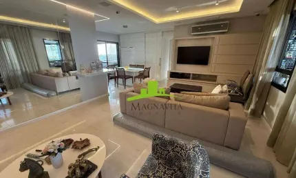 Mansão horto renaissance. apartamento à venda no horto florestal, 164m², 3 suítes, home theater, 2 varandas, 3 vagas, vista frontal nascente.