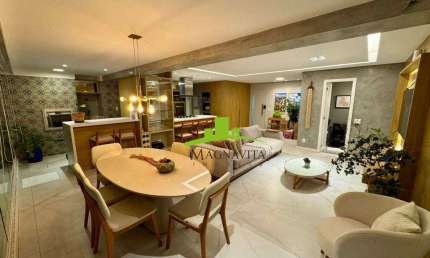 Ludco Greenville. Lindo Apartamento Alto Padrão à venda 134m², 3 suítes. Gabinete, Varanda Gourmet, Porteira Fechada, Andar Alto, Reformado. Patamares