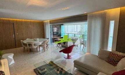 Le Parc Residential Resort. Apartamento Alto Padrão à venda 166m², 3 suítes, Varanda Gourmet, Vista Clube, Reformado, Dependência completa, 3 vagas