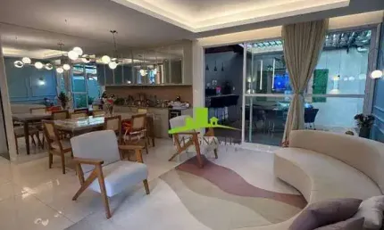 Condomínio Vila Nápoles. Casa à venda com 4 suítes, 237m² de Alto Padrão. Área Gourmet com teto retrátil. Conforto e Segurança. Buraquinho.