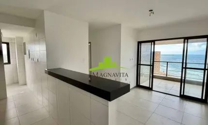 Ocean House Jaguaribe. Apartamento à venda com Vista Mar Panorâmica, 60m², 2 quartos, suíte, 2 vagas soltas, Andar Alto. 150m da Praia. Lazer completo