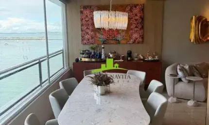 PORTO TRAPICHE RESIDENCE. Apartamento Alto Padrão 2 suítes à venda, 110m², Mobiliado, Vista Bahia Marina. Automação completa. Conforto e Segurança.