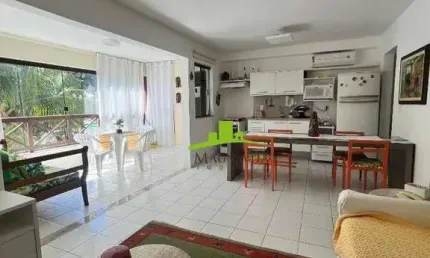 Guarajuba. Apartamento à Venda Genipabu Club House 91m², 3 Suítes climatizadas. Sala integrada. Mobiliado, Vista Verde. Seu refúgio em Guarajuba