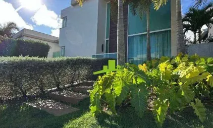 Alphaville II. Casa Alto Padrão à venda com 4 suítes, 502m², Área gourmet, Energia Solar, Pé direito duplo, Finamente Decorada. Pronta para Morar!