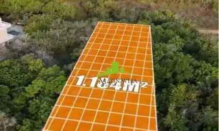 POMARES. Lote à venda em Busca Vida, 1.184m², Plano, Nascente, fundo para área de preservação, Condomínio Alto Padrão e acesso à Praia. Segurança 24h