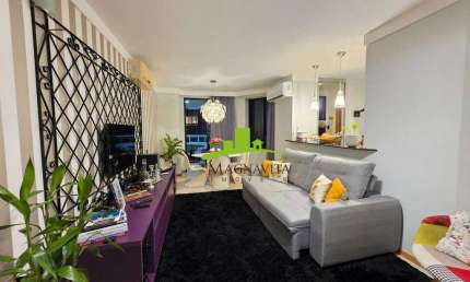 Edifício Amazon, Lot. Aquarius. Apartamento à Venda 2 Suítes, 85,63m², Varanda, Porteira Fechada, Alto Padrão, 2 Vagas. Lazer Completo. Oportunidade!