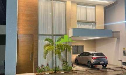 Jaguar Residence, Priscila Dutra. Casa à venda com 4 suítes, 151m², Piscina com hidro, Nascente, Porteira Fechada, 50m² Garden, Energia Solar.