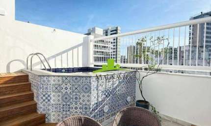 Graça. Cobertura à Venda 1 quarto, 70m², Varanda, Piscina, Vista Livre, 1 vaga coberta, Segurança 24h, Porteira Fechada. Reformada Oportunidade única!