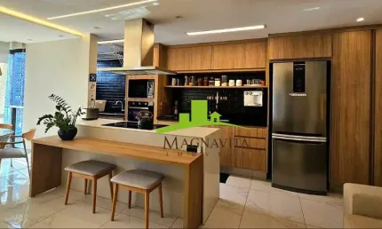 Blue Ocean Jaguaribe. Apartamento à venda, 68m², 2 quartos, Nascente, Vista Mar, Varanda Gourmet integrada, Alto Padrão. Excelente localização