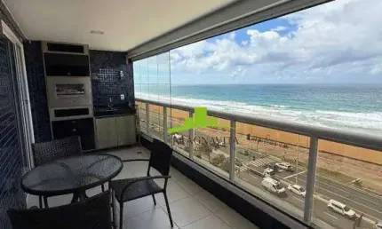 Salvador suítes residence. apartamento à venda 1 quarto, 61m², nascente, vista mar, porteira fechada, oportunidade única. jardim armação. r$ 640 mil