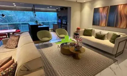 HEMISPHERE 360°. Apartamento à Venda 200m², 4 Quartos, 3 Suítes, Closet, Nascente Total, Varanda Gourmet, 4 Vagas, Reformado, Alto Padrão. Único!